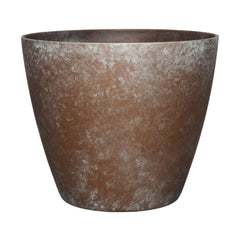 GROWSCAPE maceta frontal cobre envejecido, acabado cerámico estético