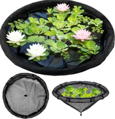 GZZHPFY vista frontal de isla flotante protegiendo plantas, orden visual en estanque