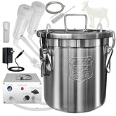 Hantop vista frontal del conjunto 12L que facilita el ordeño rápido