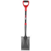 HANTOP pala frontal mostrando diseño y dimensiones, ideal para jardinería