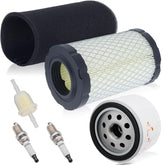 Harbot filtro de aire MIU14395 frontal mostrando ajuste compatible con John Deere
