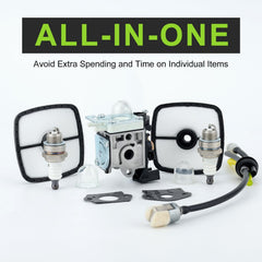 Harbot kit completo extendido incluye filtros, bujía y mangueras para reparación rápida
