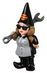 Harley‑Davidson Mechanic Lady vista frontal mostrando estilo de taller y atractivo decorativo