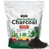 HARRIS empaque frontal del biochar mostrando presentación 2qt y beneficios