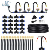 Heyxire paquete completo del kit con manguera y boquillas, montaje rápido