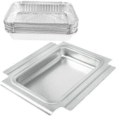 Hisencn bandeja frontal compatible Weber, optimiza recogida de grasa