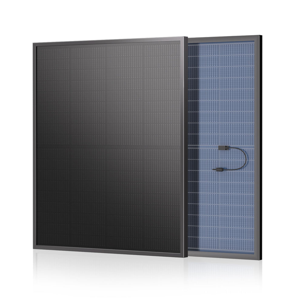 HISHEN panel frontal 195W mostrando superficie y beneficios de alta potencia