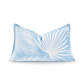 Hofdeco Premium vista frontal de la funda lumbar azul bebé, estilo costero y atractivo