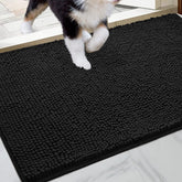 HOMEIDEAS felpudo frontal mostrando diseño y tamaño para una entrada limpia