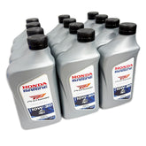 Honda frasco frente mostrando envase y volumen, garantiza aceite genuino