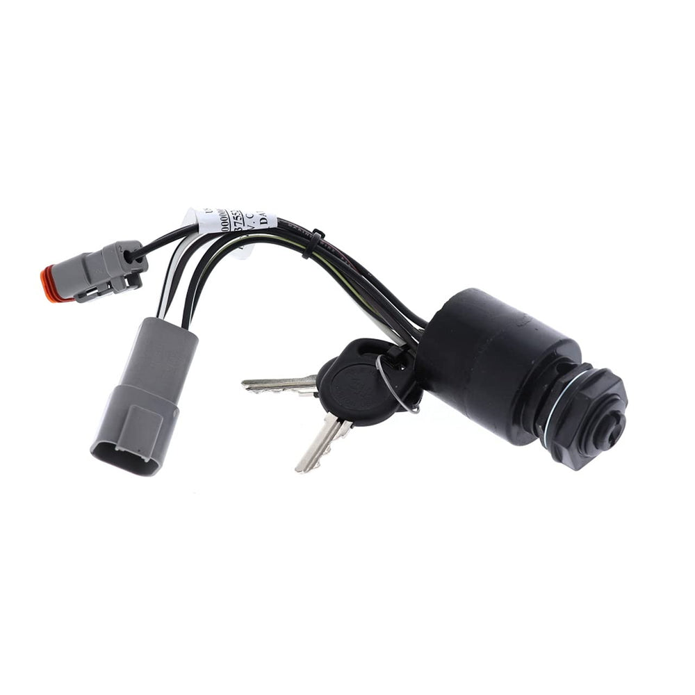 Honda interruptor de llave potted vista frontal mostrando conectores y montaje, fiabilidad OEM