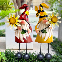 HONGLAND gnomo colocado en maceta, añade color y encanto a plantas