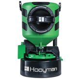 Hooyman vista frontal de la tolva mostrando capacidad y diseño ergonómico