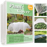 HORTIFAN vista frontal del empaque mostrando dimensiones y uso para proteger cultivos