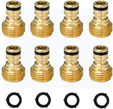 HQMPC conector rápido frontal del paquete mostrando acabado durable
