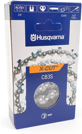Husqvarna cadena C83SK en embalaje nuevo mostrando compatibilidad y facilidad de sustitución