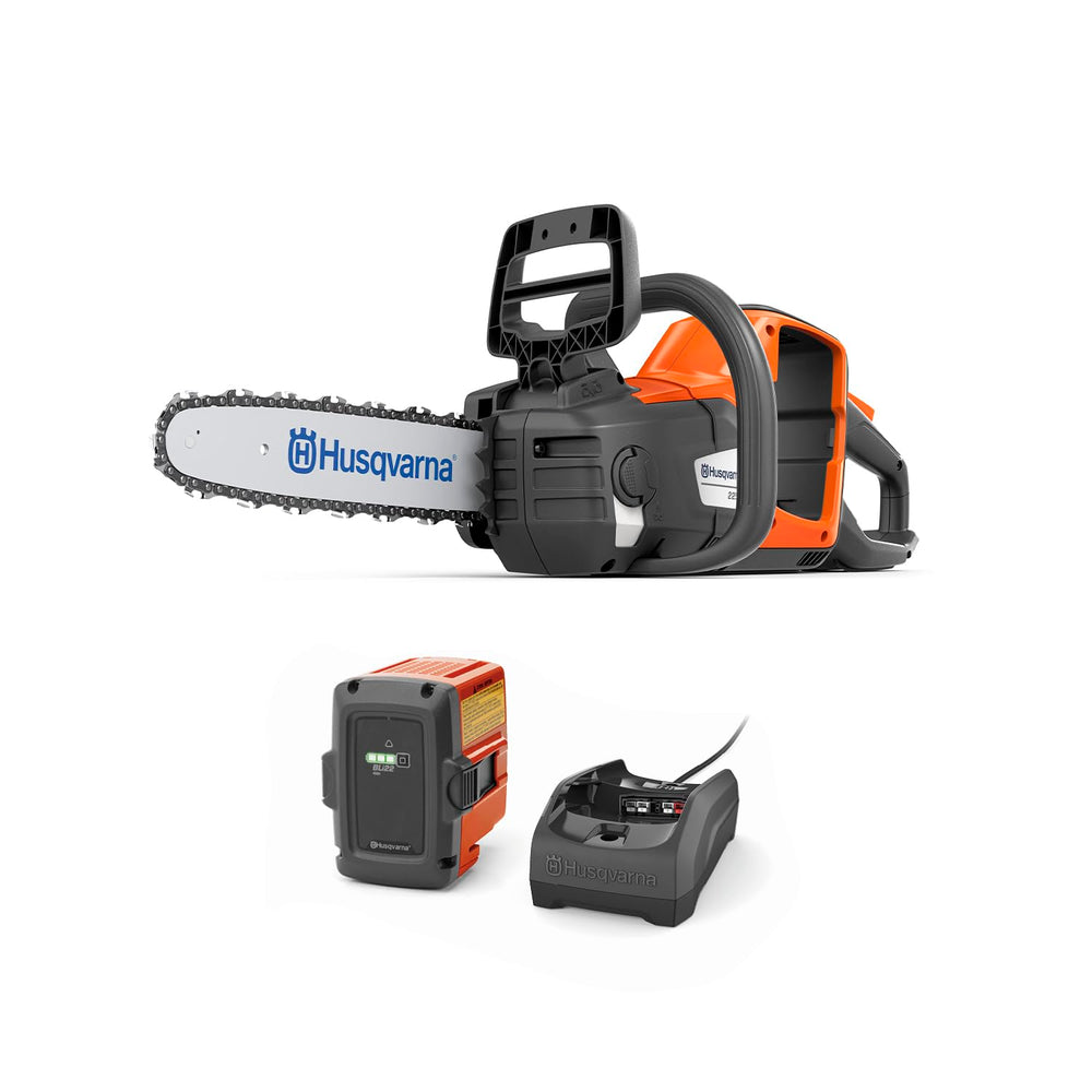 Husqvarna Power Axe vista frontal con kit listo para uso