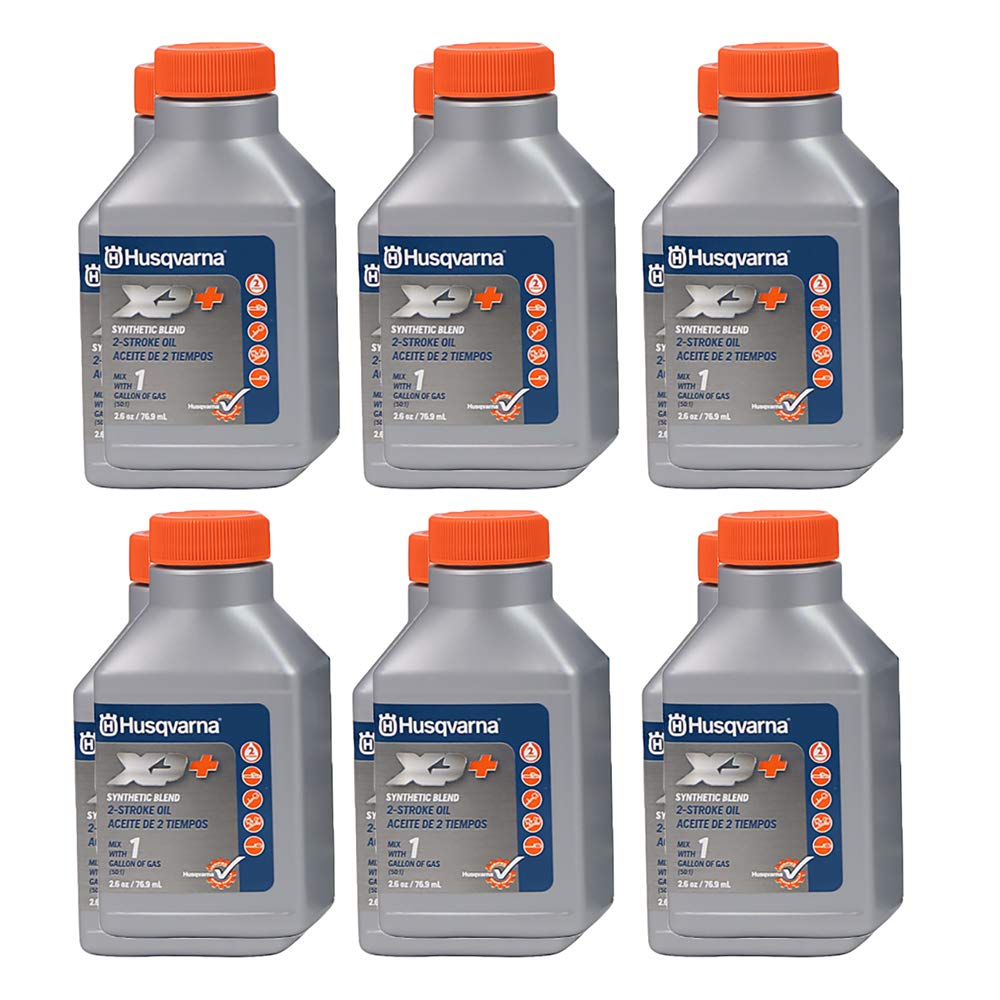 Husqvarna botella frontal pack de 12, fácil transporte y mezcla precisa