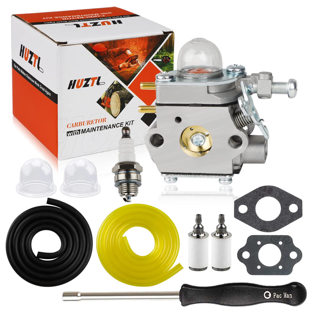 HUZTL carburador vista frontal mostrando ajuste y compatibilidad