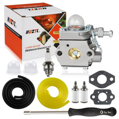 HUZTL carburador vista frontal mostrando ajuste y compatibilidad