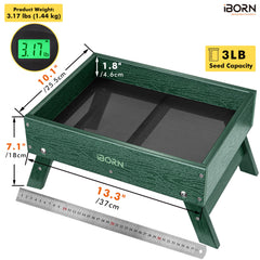 iBorn textura WPC en primer plano que ofrece aspecto de cedro y resistencia