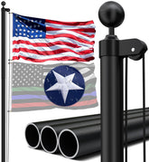 IIOPE mástil frontal con bandera mostrando estabilidad exterior