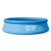 INTEX vista frontal de la piscina lista en minutos y lista para uso