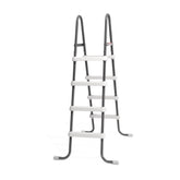 Intex escalera vista frontal completa garantiza entrada segura