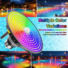 IOBZSM detalle del difusor LED, luz uniforme y colores vibrantes