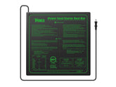 iPower alfombrilla frontal 20x20 mostrando superficie resistente para germinación segura