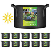iPower vista frontal del paquete de 10 bolsas, solución reutilizable