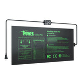 iPower vista frontal del tapete calefactor mostrando distribución uniforme del calor