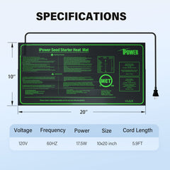 iPower detalle de la textura impermeable que facilita limpieza