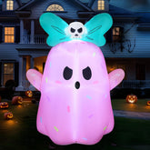 Joiedomi fantasma frente rosa mostrando diseño adorable y visibilidad