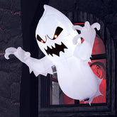 Joiedomi fantasma inflable frente a ventana iluminando entrada