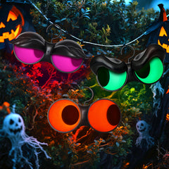 Joiedomi ojos frontal mostrando el set de tres para decorar Halloween