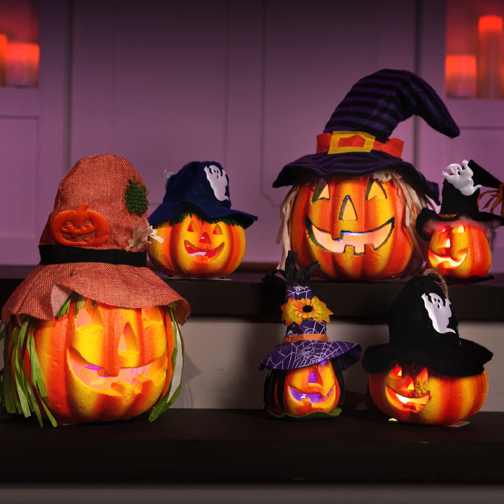 JOYIN conjunto frontal mostrando las seis calabazas, decora rápidamente