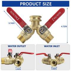 JROUTH detalle de la rosca 3/4" GHT que asegura compatibilidad y sellado fiable