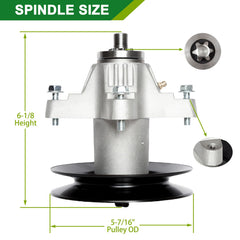 JSXDNWYJ eje spindle detalle metálico robusto para reducir vibraciones