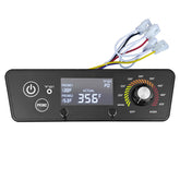 JZW-Shop placa de control frontal mostrando la pantalla LCD clara y fácil lectura
