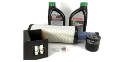 Botellas de aceite Kawasaki K‑Tech 10W40, protección del motor y viscosidad recomendada