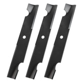 Keycci cuchilla frontal 48" mostrando perfil y agujero central para ajuste