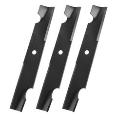 Keycci cuchilla frontal 48" mostrando perfil y agujero central para ajuste