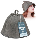 LifePro gorro sauna frontal mostrando su forma y protección