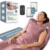LifePro manta sauna frontal mostrando diseño y tamaño para relajación