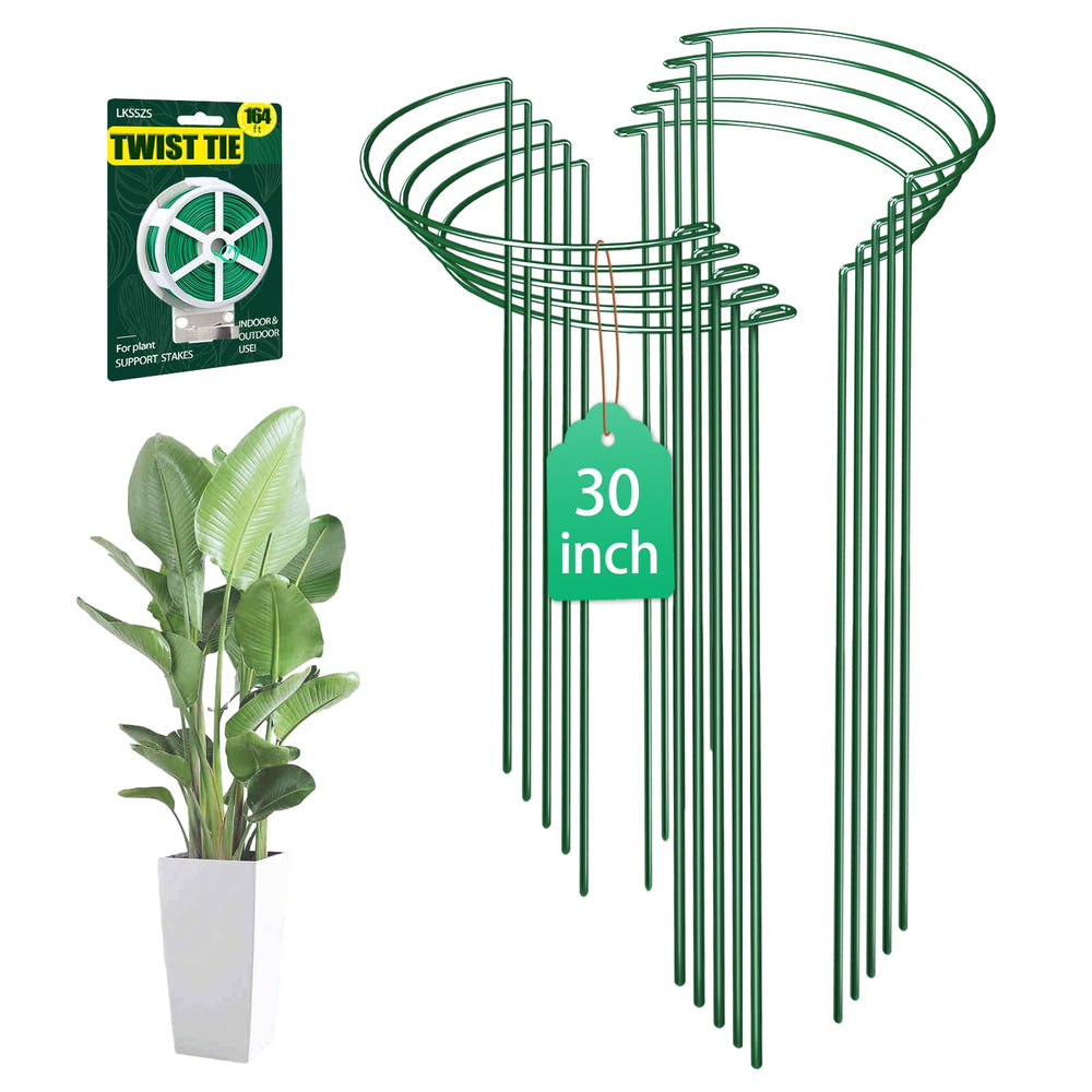 LKSSZS empaque frontal con 10 estacas de 30 pulgadas, aporta soporte resistente