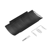 LS'BABQ bandeja frontal empaquetada mostrando compatibilidad