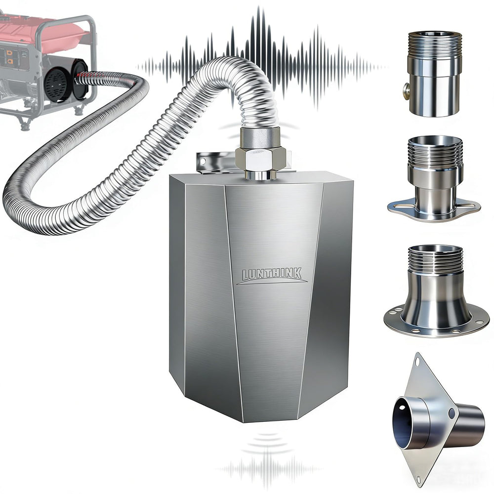 LUNTHINK vista frontal del kit completo mostrando montaje seguro