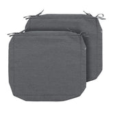 Magpie Fabrics vista frontal de la funda gris oscuro mostrando ajuste elegante y protección