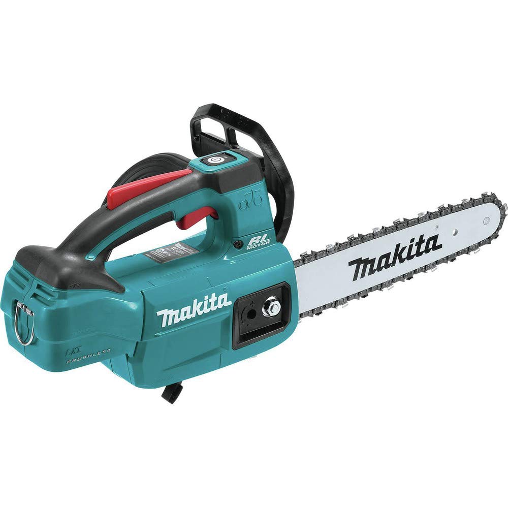 Makita XCU06Z vista frontal mostrando diseño compacto y control ergonómico